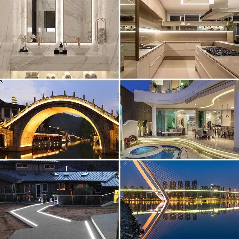 LED Strip COB 480 LEDs/m DC24V IP67 IP20 5М - LEDOF