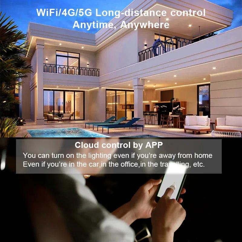 Tuya WiFi Controller Alexa Google RGB RGBW CCT DC12V-24V - LEDOF