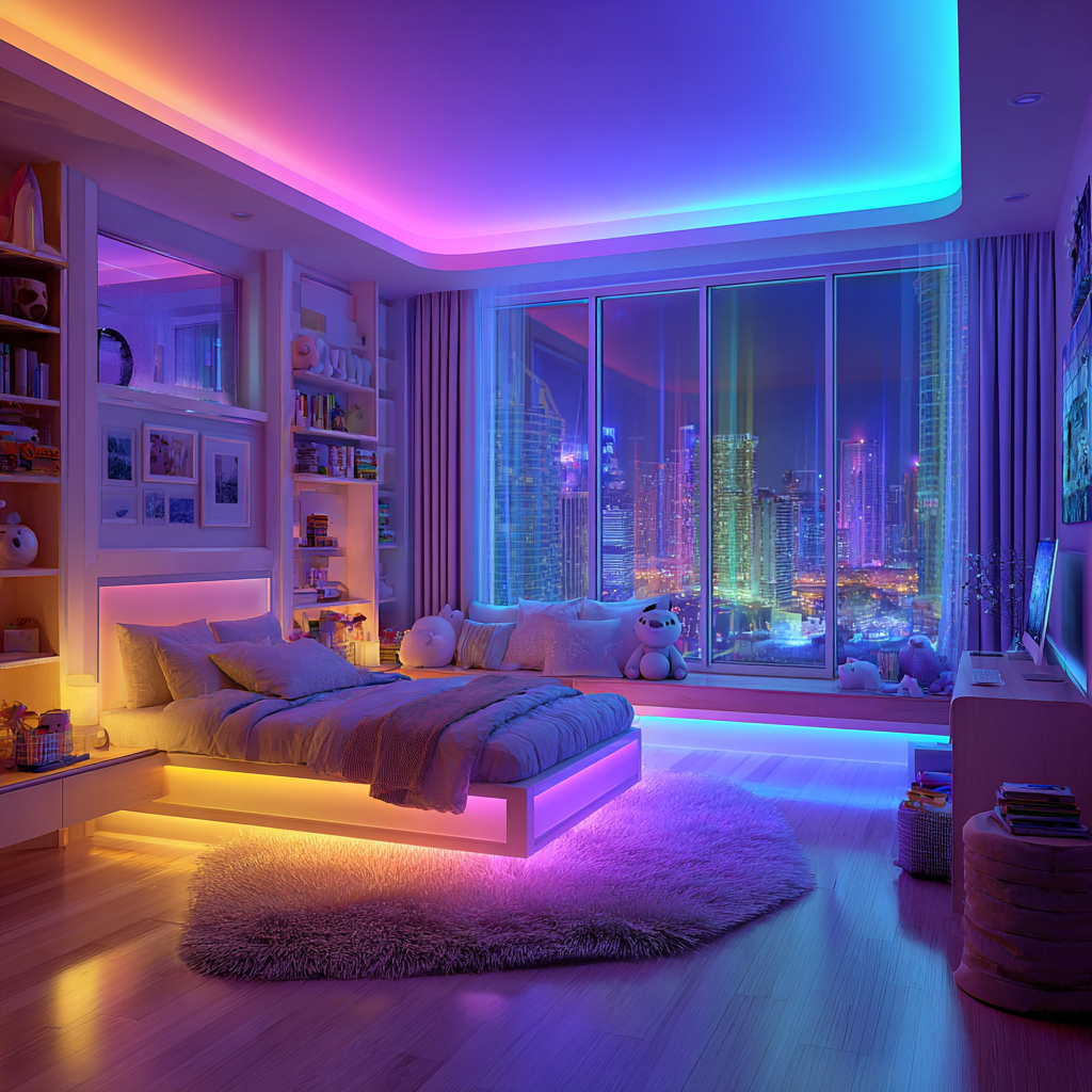 SET Addressable LED strip RGBIC COB