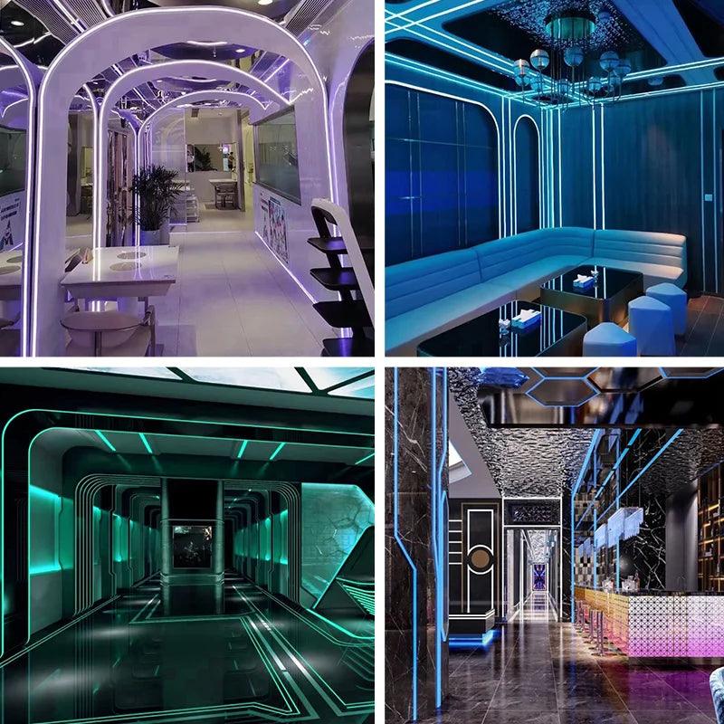 LED Strip COB 576 LEDs/m RGB DC12V 24V IP20 5М - LEDOF