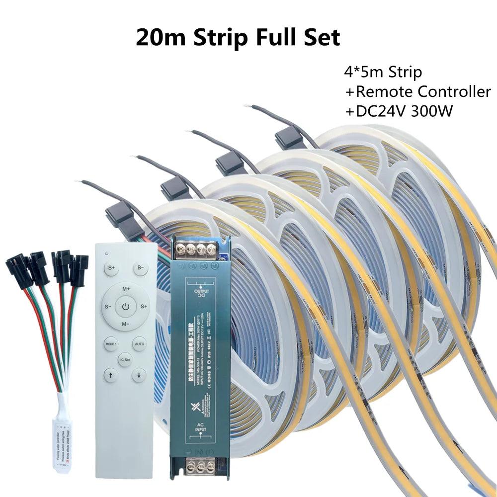 SET COB Addressable LED strip 24V WS2811 - LEDOF