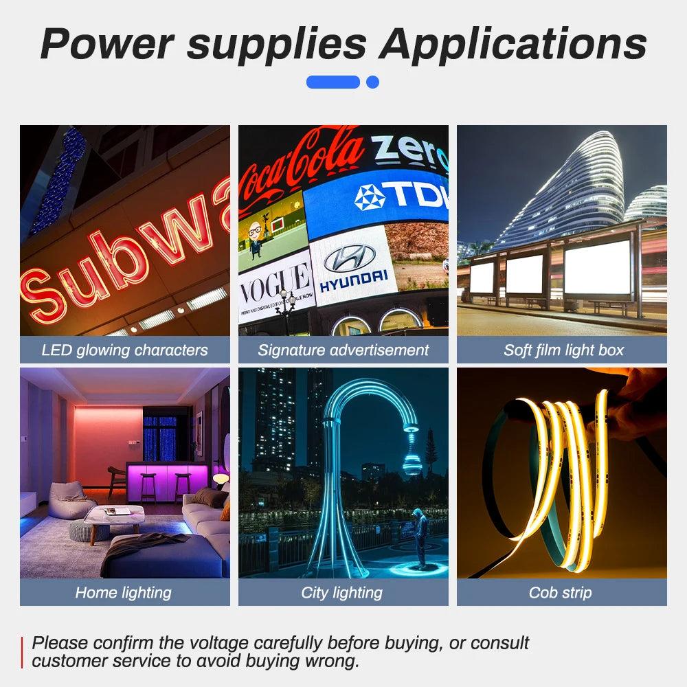 POWER SUPPLY DC 12V 24V IP20 - LEDOF