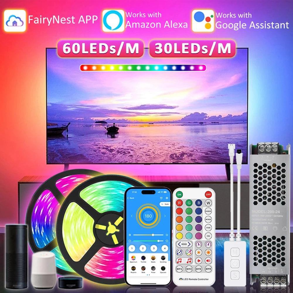 SET RGBIC Addressable LED strip 24V WS2811 - LEDOF