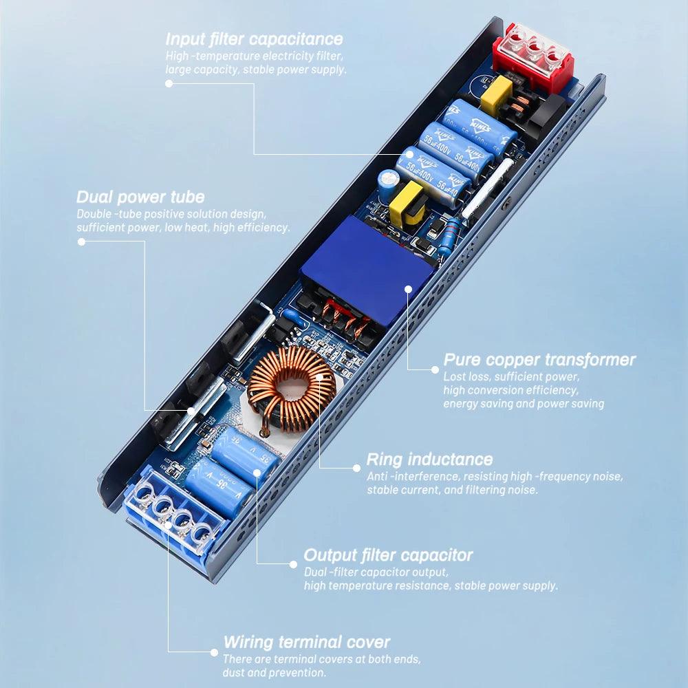 POWER SUPPLY DC 12V 24V IP20 - LEDOF
