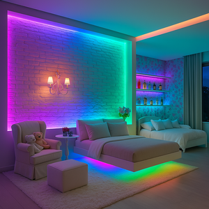 SET Addressable LED strip RGBIC COB WLED